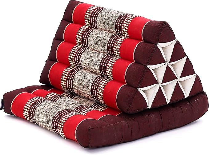 Leewadee 1-Fold Mat with Triangle Cushion – Comfortable TV Pillow, Foldable - Image 2