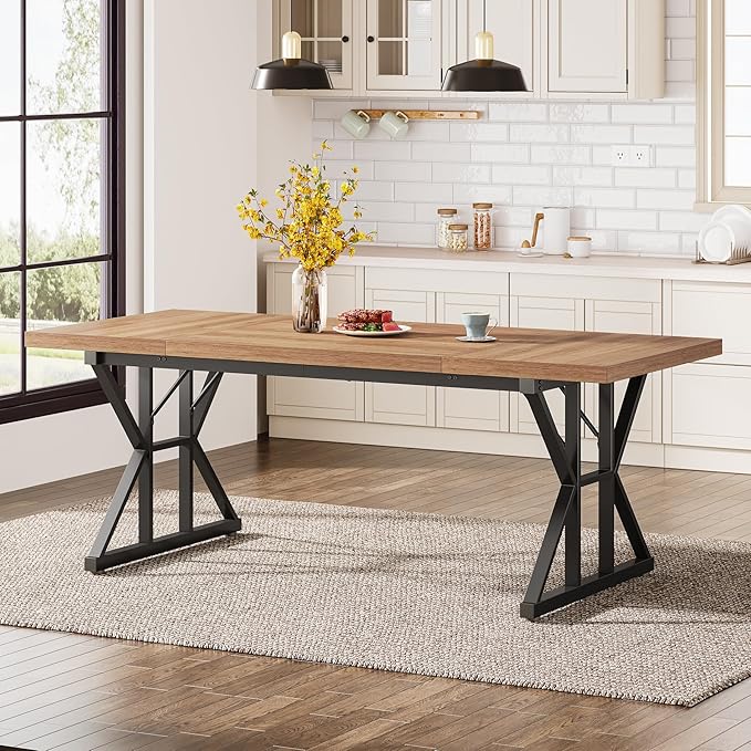 Tribesigns Farmhouse Dining Table - Image 3