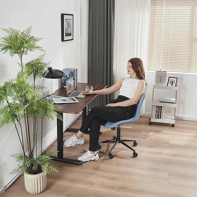 YOUNIKE Blue Home Office Desk Chair - Image 7