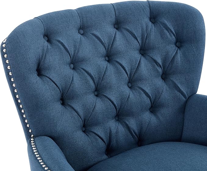 Ball & Cast Accent Chair, Mid-Century Lounge Living Room Chairs - Image 9