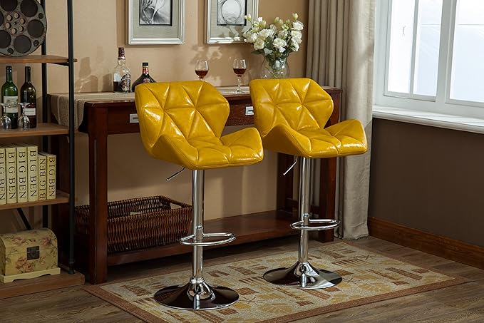 Roundhill Furniture Glasgow Contemporary Tufted Adjustable Height Hydraulic - Image 6