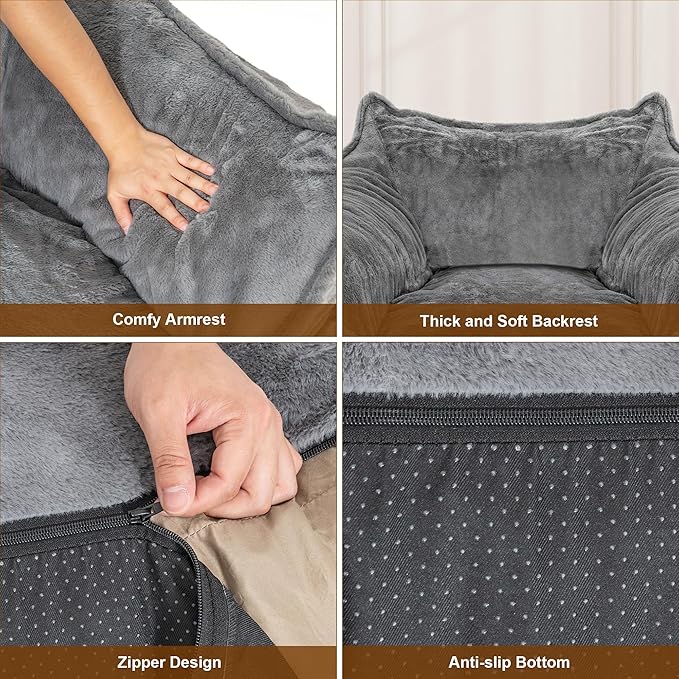 Giant Bean Bag Chair for Adults, Large Bean Bag Chair - Image 4