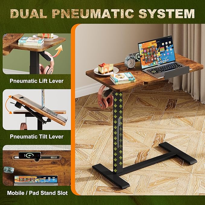 Standing Desk, Medical Overbed Table - Image 6