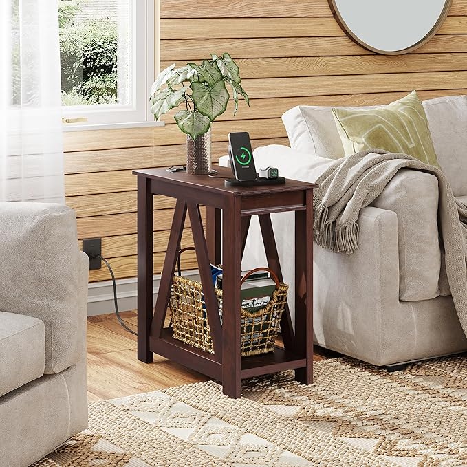 WLIVE End Tables Living Room Set of 2 - Image 7