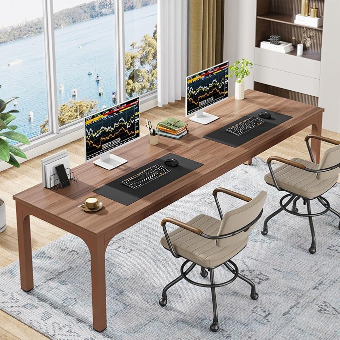 Tribesigns 78.7 Inches Extra Long Computer Desk 2 Person Desk, Double Long Desk by Tribesigns