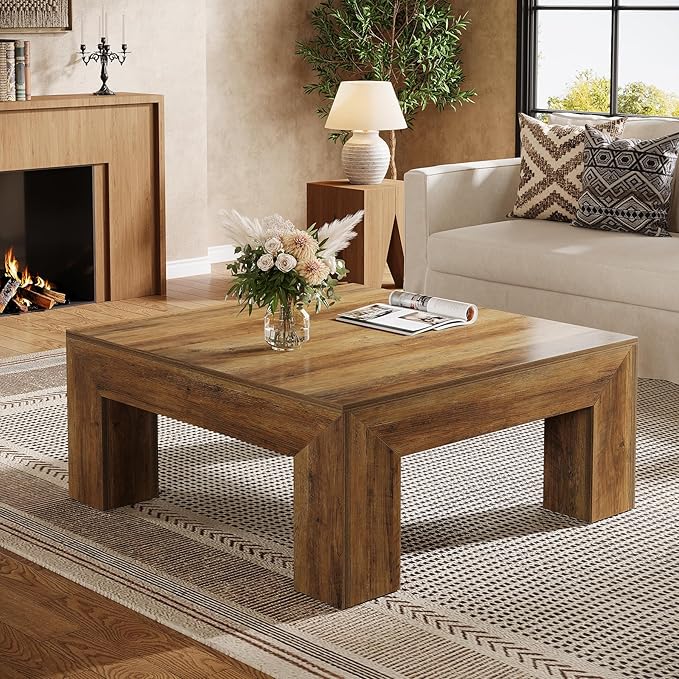 Tribesigns 39.4-Inch Square Coffee Table - Image 7