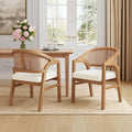Christopher Knight Home Faritel Modern Wooden Dining Chairs Set of 2, Fabric by ChristopherKnightHome