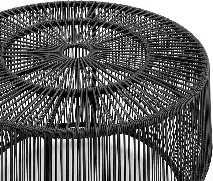 Muse & Lounge Co. Ysar Boho Rattan Round Coffee Table Outdoor - Image 13