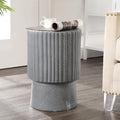 JONATHAN Y TBL1102A Louisa 19" Modern Art Deco Tambour Indoor/Outdoor Accent by JONATHANY