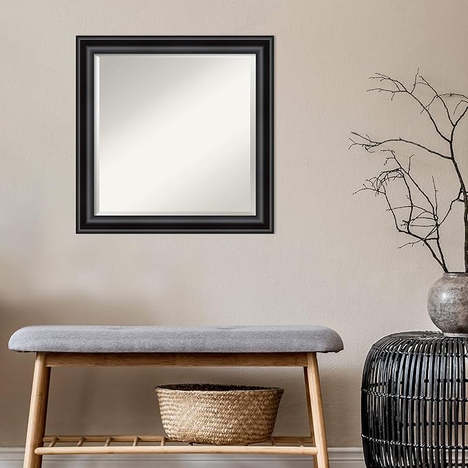 Amanti Art Black Bathroom Mirror - Image 6