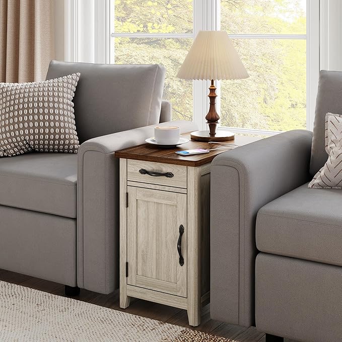 LINSY HOME Farmhouse End Table - Image 8