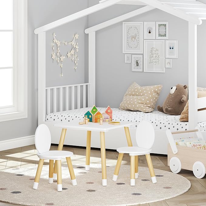 UTEX Kids Table with 2 Chairs Set - Image 7