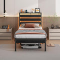 14 Inch Classic Metal Platform Bed Frame-Twin Bed Frame by CLIBFENG