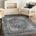 Washable Area Rug 4'x6' Traditional Floor Cover Foldable Thin Rugs Retro by CHAMPLANT