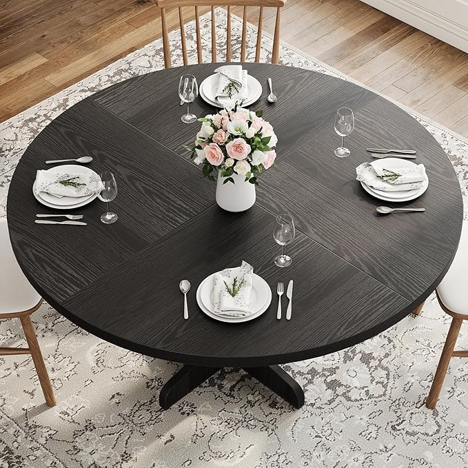 Garvee 47 Inch Round Dining Table - Image 4
