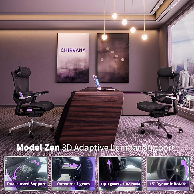 Ergonomic Office Chair, Mesh Home Office Desk Chair - Image 5