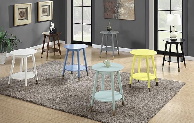 Convenience Concepts Wilson Mid Century Round End Table - Image 2