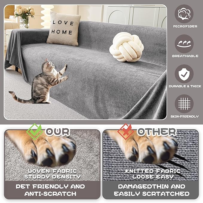 MYSKY HOME Couch Cover Sofa Cover - Image 2