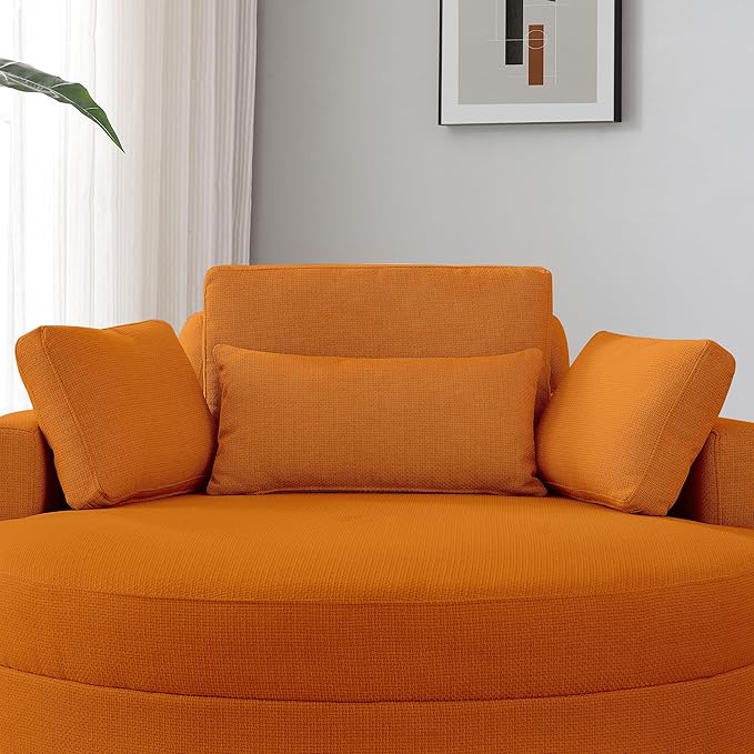 51.2'' Oversized Barrel Armchair - Image 8