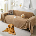 HAOMAIJIA Faux Fur Sofa Covers Couch Covers by HAOMAIJIA