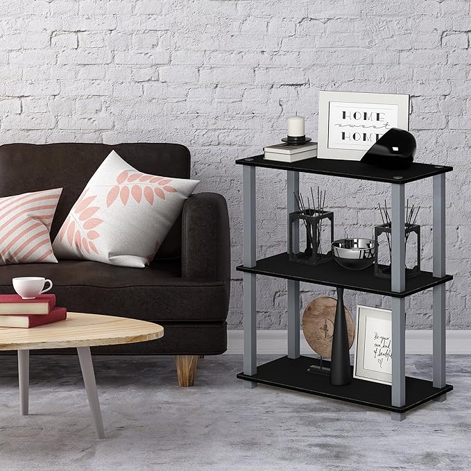 Furinno Turn-S-Tube 3-Tier Compact Multipurpose Shelf Display Rack - Image 2