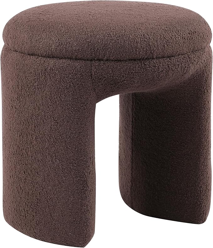 Furniture of America Rami Modern 18-inch Solid Wood Upholstered Ottoman by FurnitureofAmerica