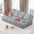 Ball & Cast 110.2" Oversized Versatile Sectional Sleep Sofa by BallCast