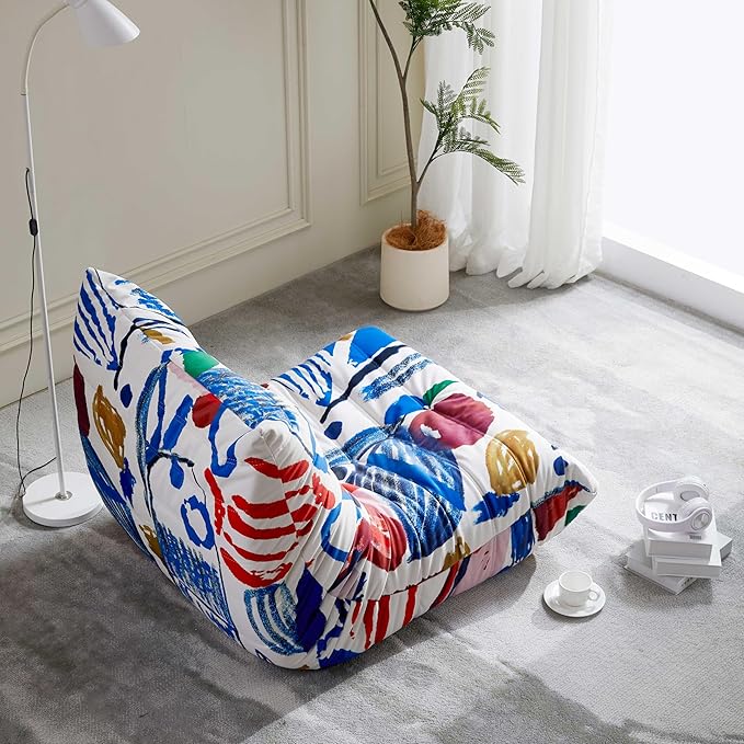 Bean Bag Chair, Fireside Chair Bean Bag Sofa Large Bean Bag Chair - Image 4