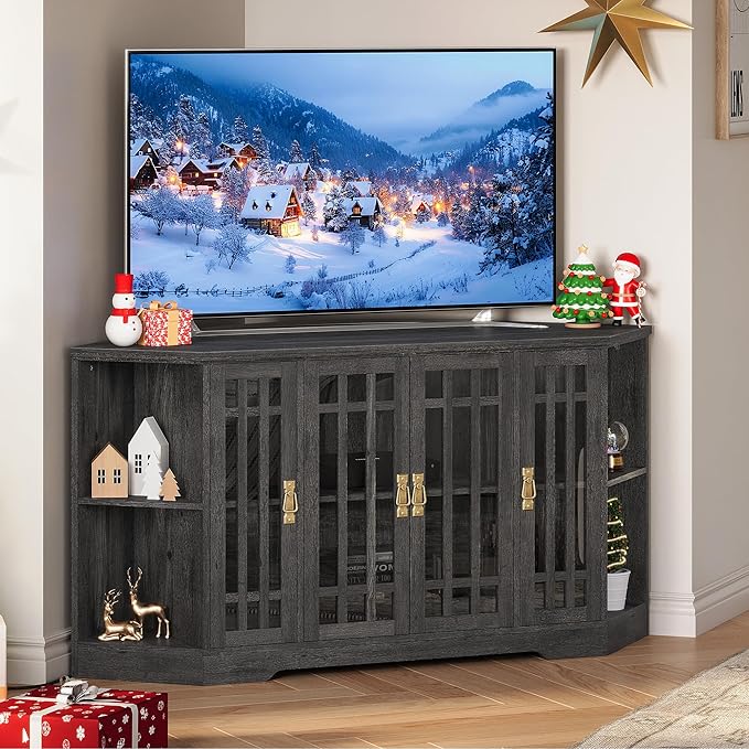IRONCK Corner TV Stand for TVs up to 60 Inch - Image 9