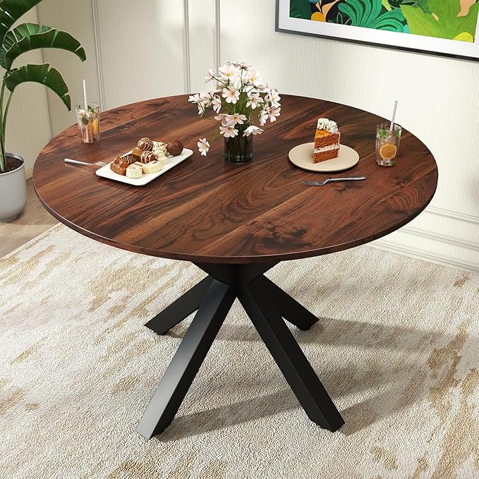 Round Dining Table, Small Round Table by Zevemomo