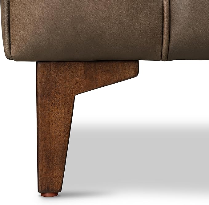 POLY & BARK Essex Leather Couch - Image 13