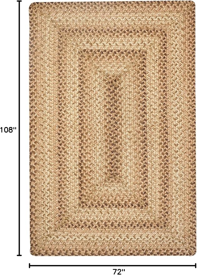 Cookie Dough Braided Area Rug 6x9' - Image 2