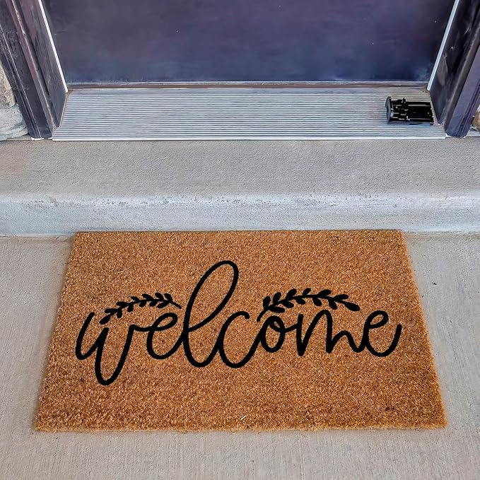 Funny Coir Doormat Welcome Front Door Mat Entryway Outdoor Mats - Image 3