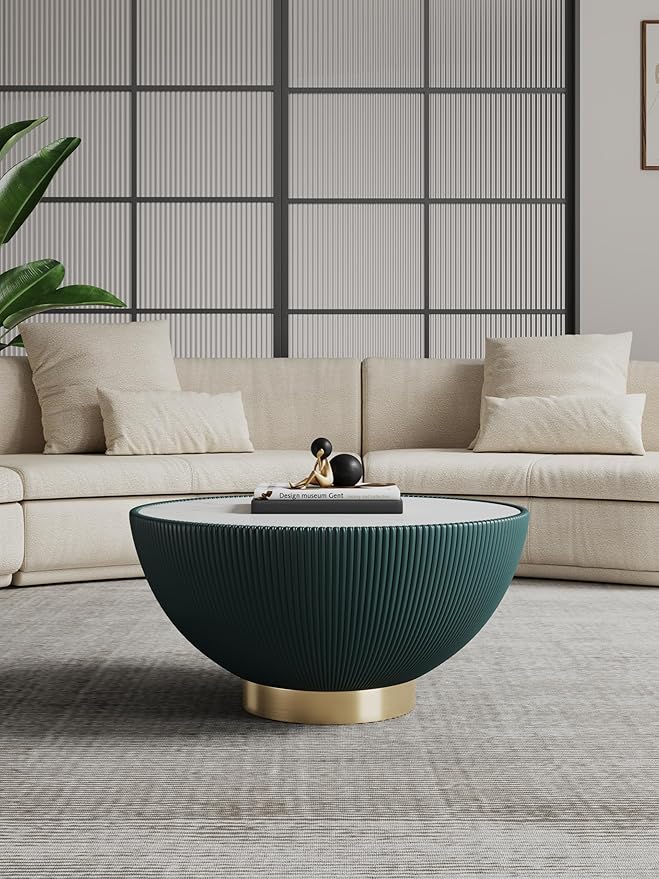 Manhattan Comfort Anderson Modern 28.15" Round Coffee Table 2.0 - Image 2