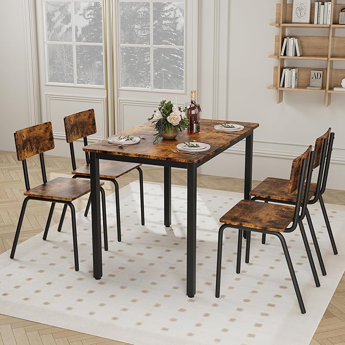 Ball & Cast 5 Pieces Dining Table Set - Image 4