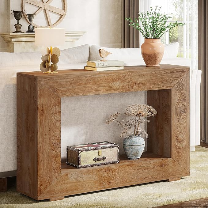 Tribesigns Farmhouse Console Table, 47 Inches Entryway Console Table - Image 6