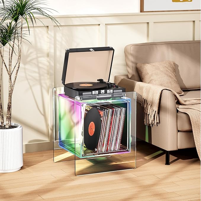 Acrylic Nightstand Colorful Bedside Table - Image 5