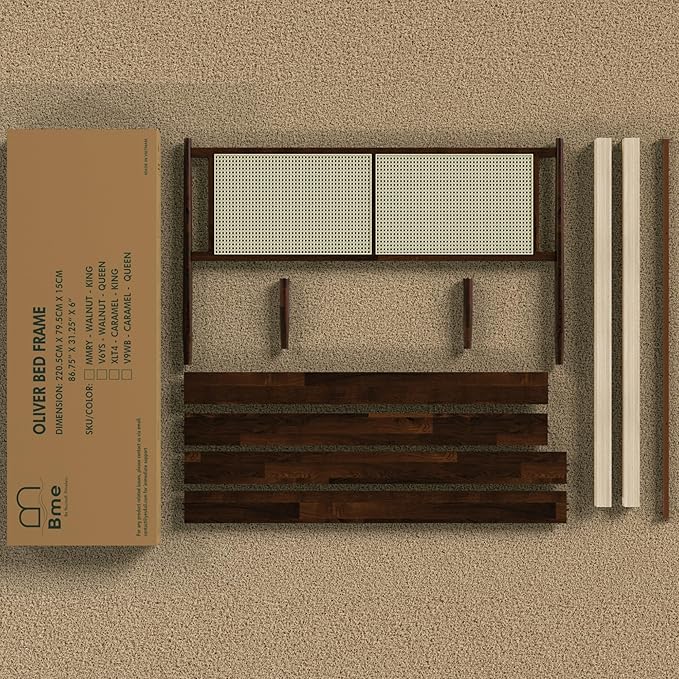 Bme Oliver King Bed Frame and Headboard - Image 8