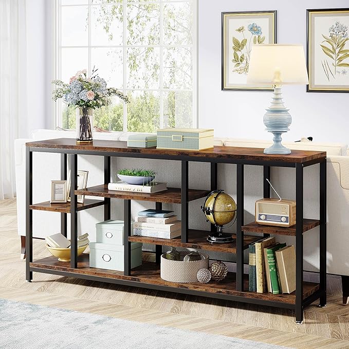 Tribesigns Console Sofa Table, 70.9 inch Extra Long Table Behind Couch - Image 3