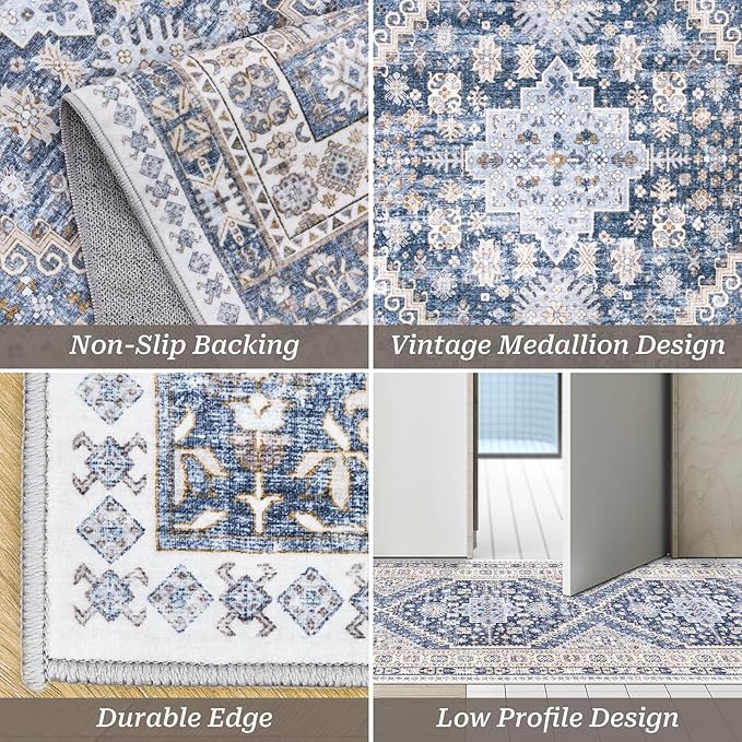 zesthome Washable Runner Rug 2.5x8 - Image 4