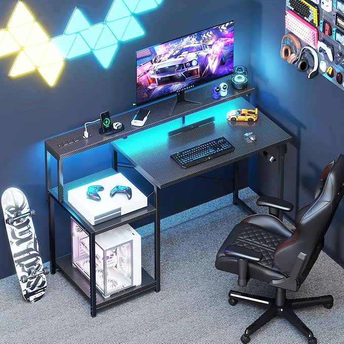 AODK Computer Desk, 48 Inch Gaming Desk - Image 2