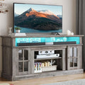 YITAHOME LED Farmhouse TV Stand by YITAHOME