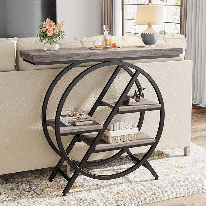 Tribesigns 40-Inch Console Table, 4-Tier Entryway Table - Image 4
