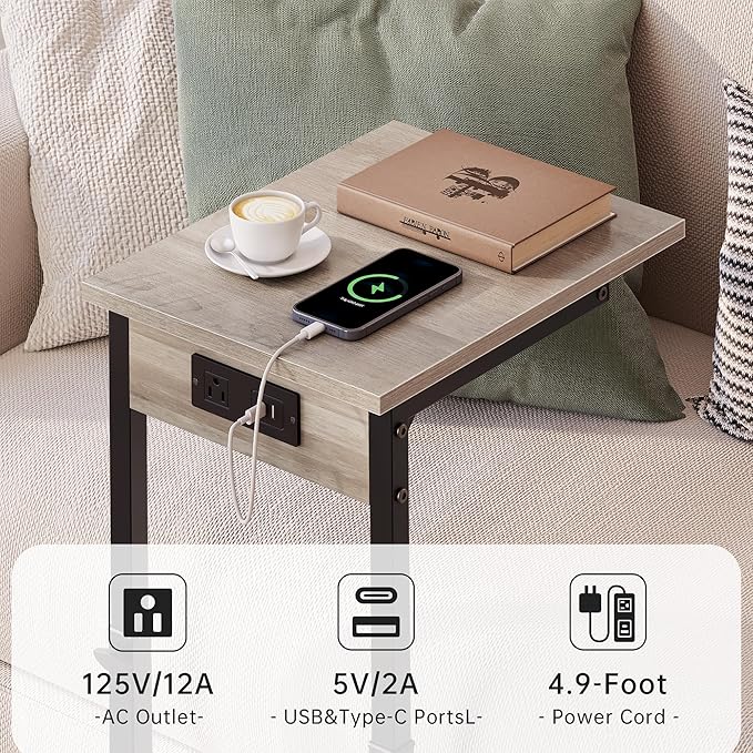 Vagusicc C Shaped End Table - Image 7