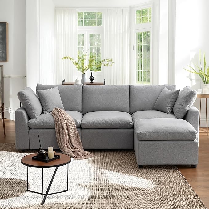 104.3 Inch L-Shaped Modular Sectional Sofa - Image 3