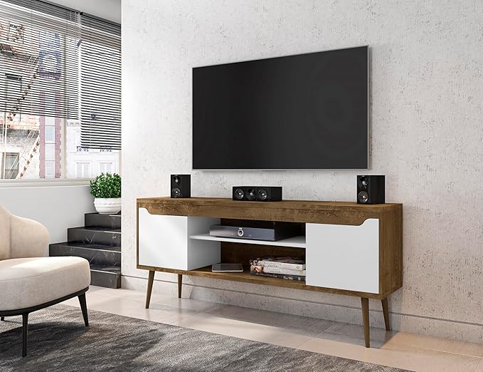 Manhattan Comfort Bradley Mid Century Modern TV Stand - Image 2