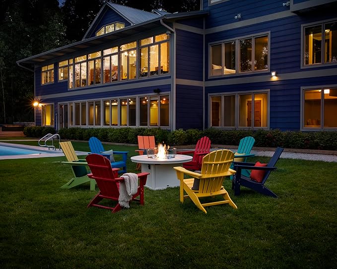 POLYWOOD AD5030SR Classic Folding Adirondack Chair, 38.5" H x31.25 W x 33.5" D - Image 4