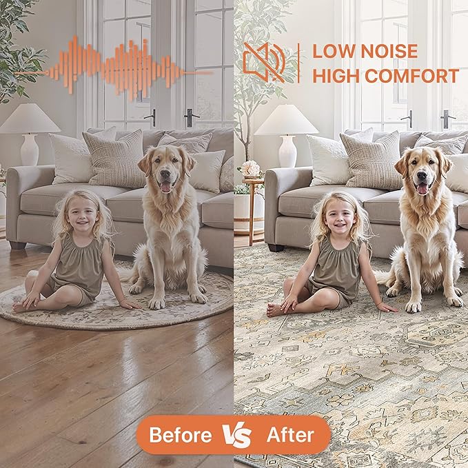 GENIMO Runner Rug 2x10 Machine Washable Non Slip Vintage Hallway Runner Rug - Image 7