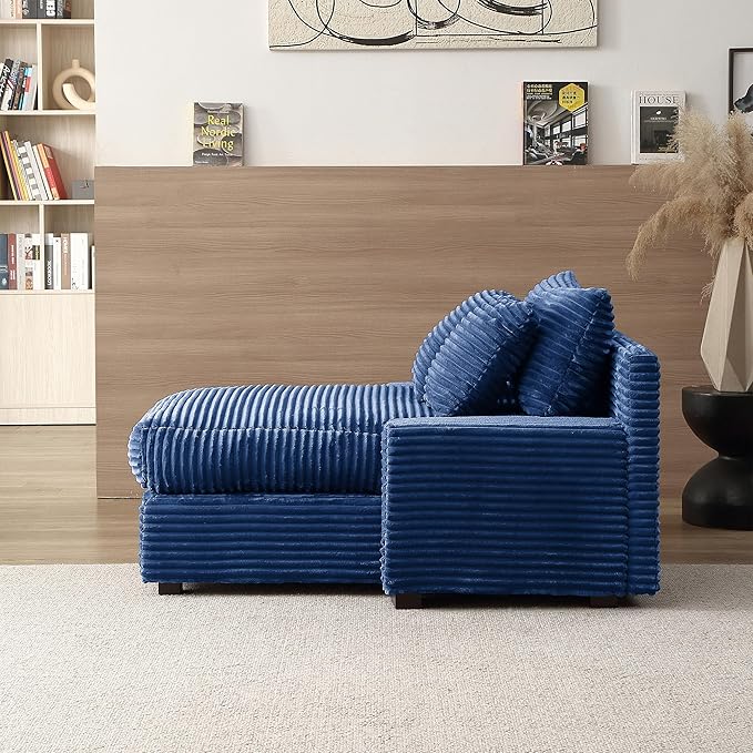 48.8" W Oversized Chaise Daybed Lounge Sleeper Chair Bed - Image 3