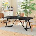 71" Dining Table for 6-8, Farmhouse Dinner Table by LynginsCreativeLife